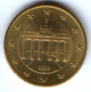 50 евроцентов 2002 г. Германия