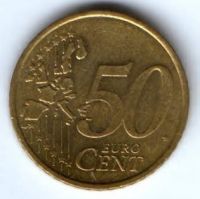 50 евроцентов 2000 г. Франция