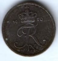 2 эре 1970 г. Дания