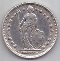2 франка 1932 г. редкий год .Швейцария