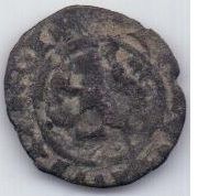 1 денье 1381-1398 гг. Крестоносцы .Кипр