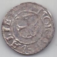 1 шиллинг 1535-1549 г. Ливонский орден