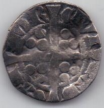 1 пенни 1307-1327 г. Англия. Великобритания