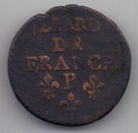 1 лиард 1656 г. Франция