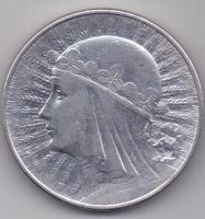 10 злотых 1933 г. UNS Польша