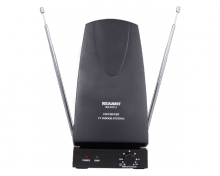 Комнатная антенна REXANT RX-103-1 VHF, UHF, 47-860 MHz с усилением 36dB