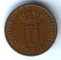 1 эре 1933 г. Норвегия