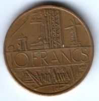 10 франков 1978 г. Франция