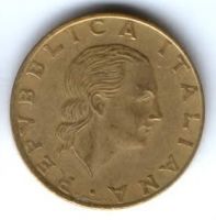 200 лир 1994 г. Италия 180 лет Корпусу карабинеров