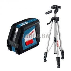 BOSCH GLL 2-50 + BS 150 + вкладка под L-Boxx - лазерный нивелир