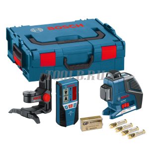 BOSCH GLL 2-80 P + BM1 + LR2 в L-Boxx - лазерный нивелир