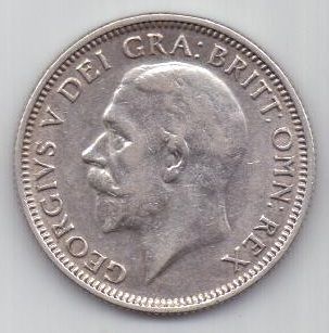 1 шиллинг 1929 г. Великобритания