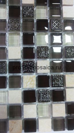 Arabica. Мозаика серия GLASSTONE,  размер, мм: 300*300*8 (ORRO Mosaic)