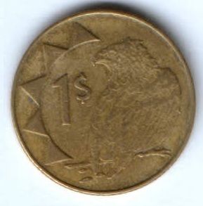 1 доллар 2002 г. Намибия
