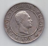 20 сантимов 1861 г.  Бельгия