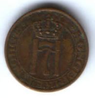 1 эре 1933 г. Норвегия