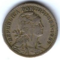 50 сентаво 1957 г. Португалия