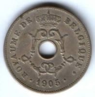 10 сантимов 1905 г. Бельгия