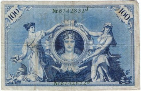 100 марок 1908 г. Германия