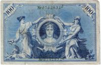 100 марок 1908 г. Германия