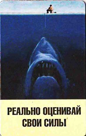 Магнит "Реально оценивай свои силы" (винил)