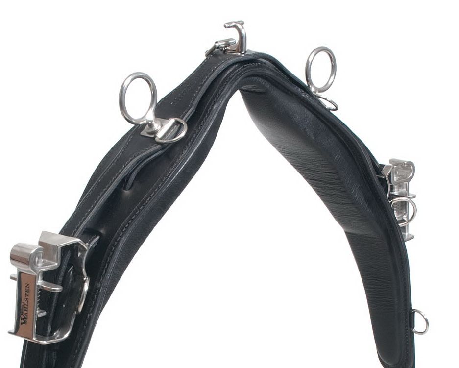 Комплект упряжи "W-LEATHER LINE", Под высокую холку. С защелками QH. Кожа.