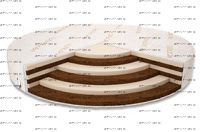 Матрас круглый Sandwich Mr.Mattress