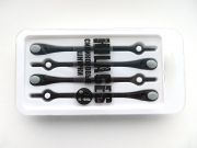 Cиликоновые шнурки для обуви Hilaces цвет Черный/Серый