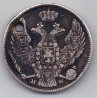 30 копеек 2 злотых 1838 г.