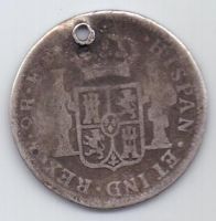 2 реала 1782 г. Мексика. Испания
