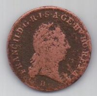 1 крейцер 1800 г. Австрия