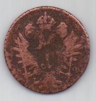 1 крейцер 1800 г. Австрия