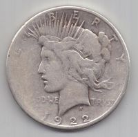 1 доллар 1922 г.  США