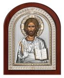 Серебряная икона Иисуса Христа Спасителя (Valenti & Co, Италия, эксклюзивная рамка)