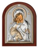 Серебряная икона Божья Матерь Владимирская (Valenti & Co, Италия)