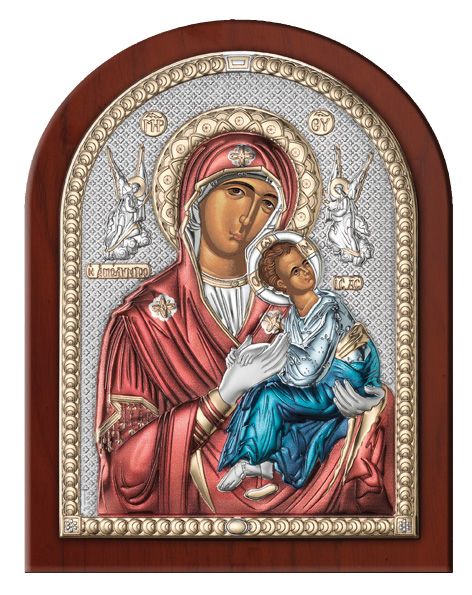 Серебряная икона Дева Мария Амолинта (Благая) (Италия)