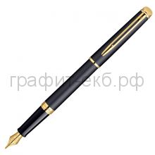 Ручка перьевая Waterman Hemisphere GT черная матовая/позолота 12003/S0920710