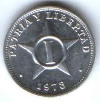 1 сентаво 1978 г. Куба