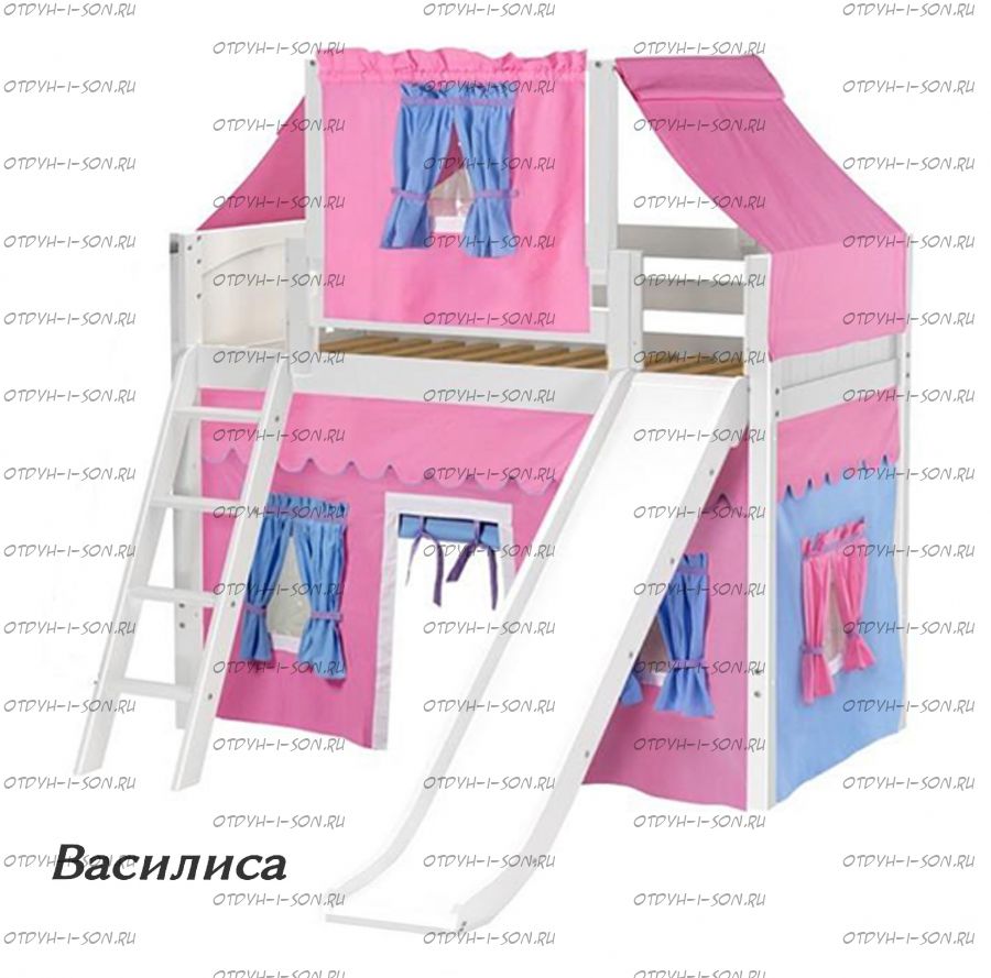 Кровать-чердак Аленушка (Василиса)