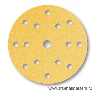 Шлифовальные круги 20 шт на поролоновой основе Mirka GOLD SOFT  150мм 15 отверстий Р 500 2371102051