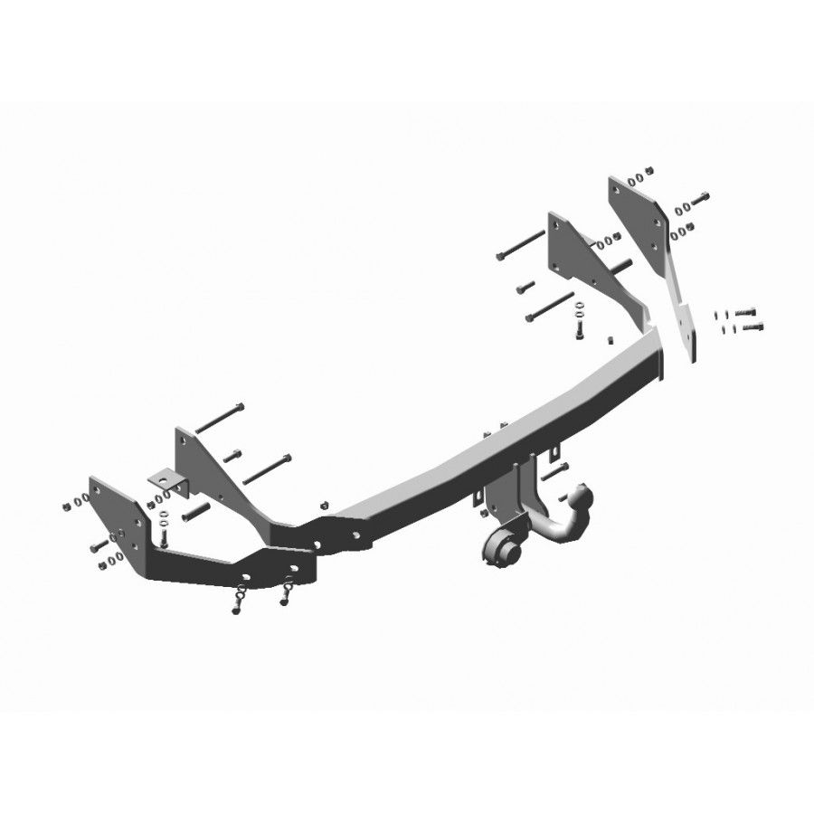 Фаркоп "Трейлер" для Hyundai  Santa Fe (SM) 00 - 06г, Санта Фе Таганрог с 2007 г.в.