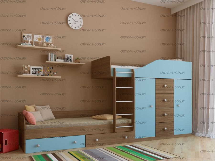 Кровать двухъярусная Астра-6