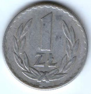 1 злотый 1949 г. Польша