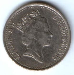 10 пенсов 1992 г. Великобритания