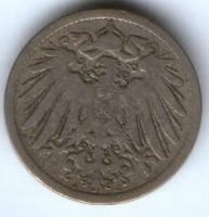 10 пфеннигов 1893 г. J Германия