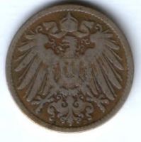 10 пфеннигов 1892 г. D Германия