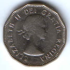 5 центов 1961 г. Канада