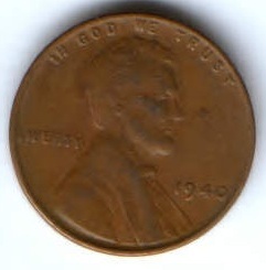 1 цент 1940 г. США