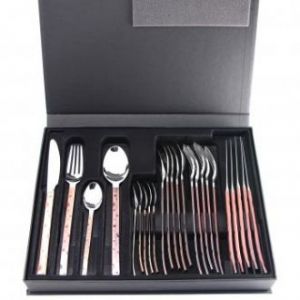 Набор столовых приборов Herdmar Cheese Copper - 24 предмета (Португалия)