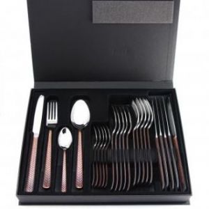 Набор столовых приборов Herdmar Straw Copper - 24 предмета (Португалия)